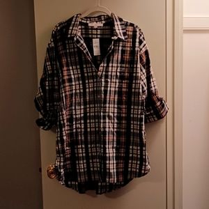 Loft Essential button down shirt size L